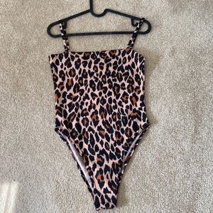 Boo boo Leopard cheetah print bodysuit tank top